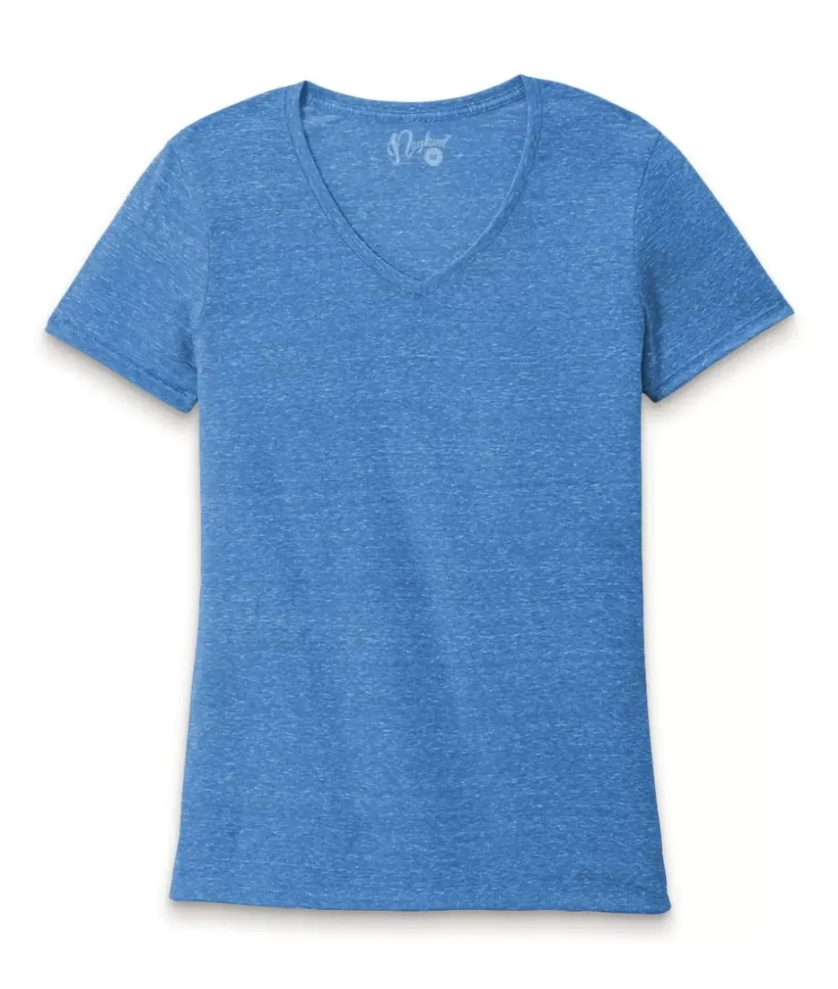 Nayked Apparel T-Shirts>Women'S Ridiculously Soft Snow Heather V-Neck T-Shirt