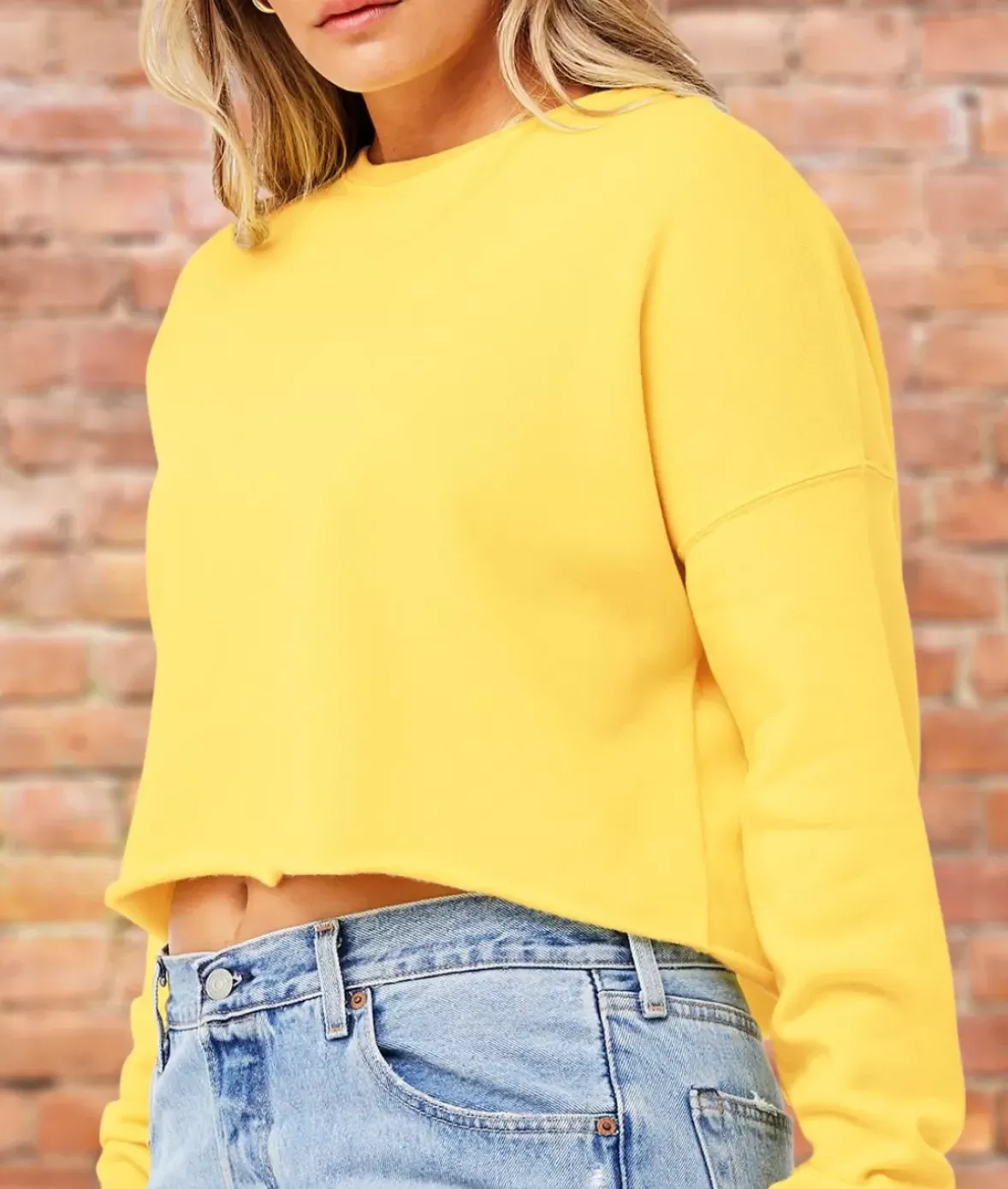 Nayked Apparel Athleisure>Women'S Ridiculously Soft Cropped Sweatshirt