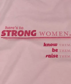 Nayked Apparel Tops>Women'S Ridiculously Soft Go-To Graphic Tee | Here'S To Strong Women