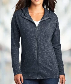 Nayked Apparel Outerwear>Women'S Ridiculously Soft Lightweight Full-Zip Hoodie