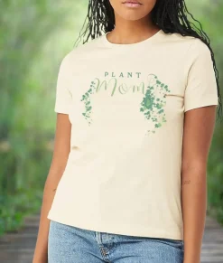 Nayked Apparel Tops>Women'S Ridiculously Soft Lightweight Graphic Tee | Plant Mom