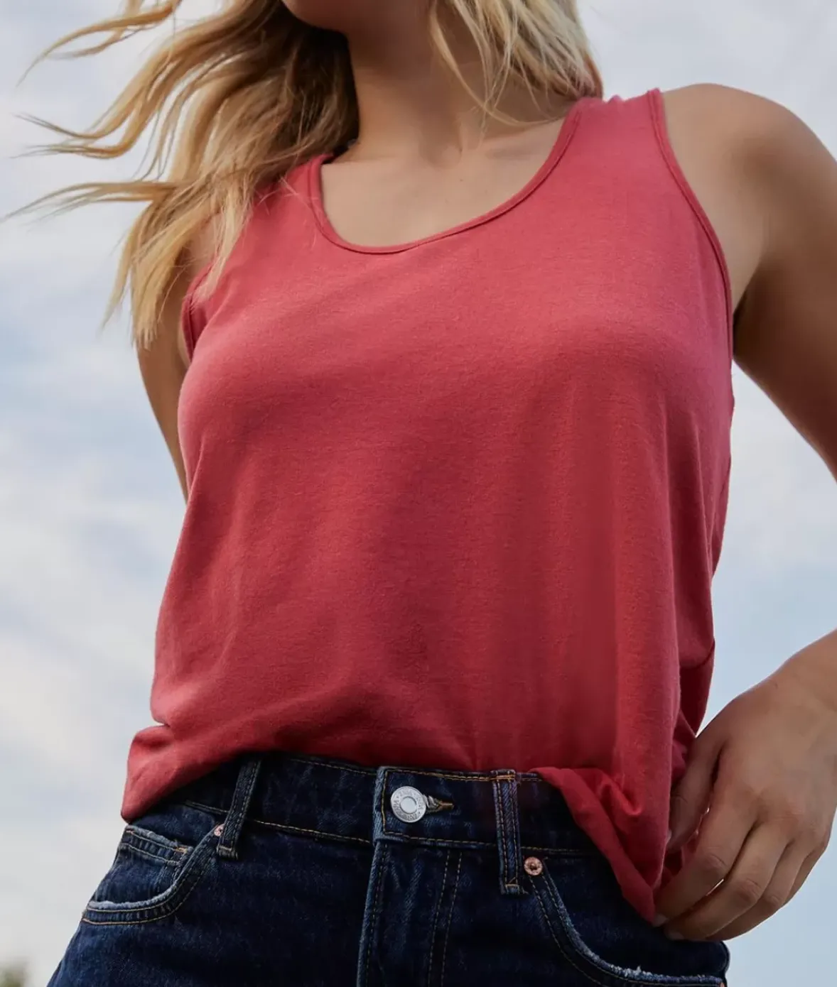 Nayked Apparel Tops>Women'S Ridiculously Soft Modal Recycled Tank