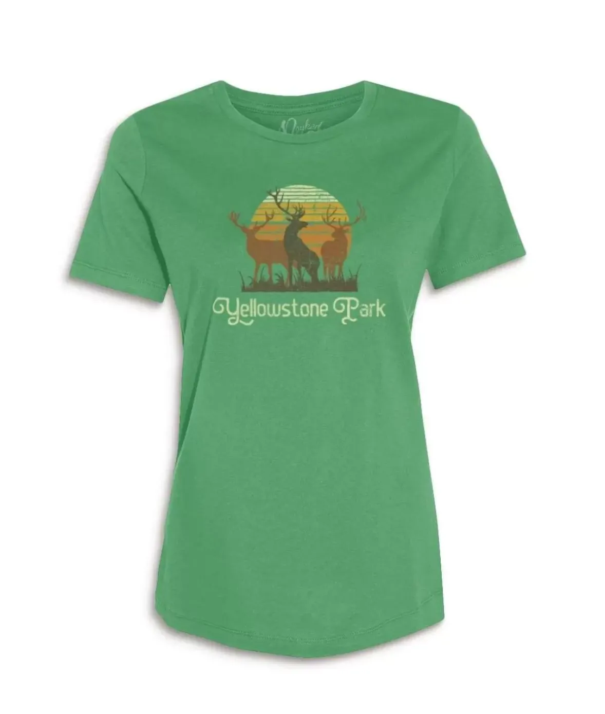 Nayked Apparel Tops>Women'S Ridiculously Soft Graphic Tee | Yellowstone Park