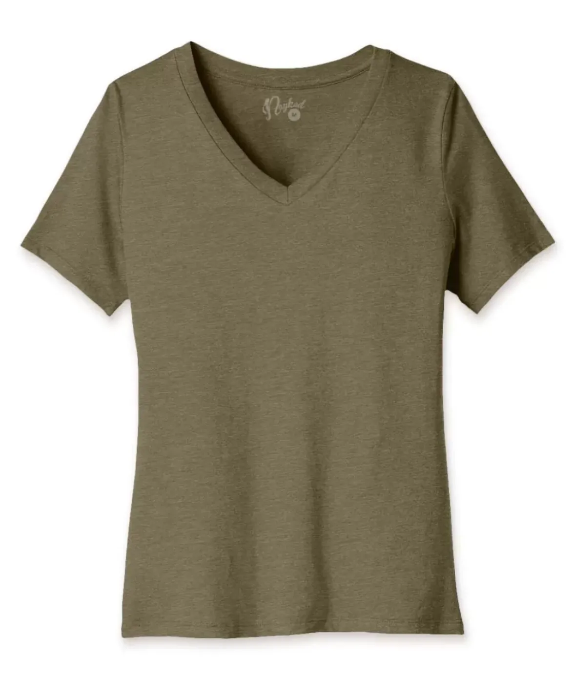 Nayked Apparel Tops>Women'S Ridiculously Soft Relaxed Fit V-Neck T-Shirt