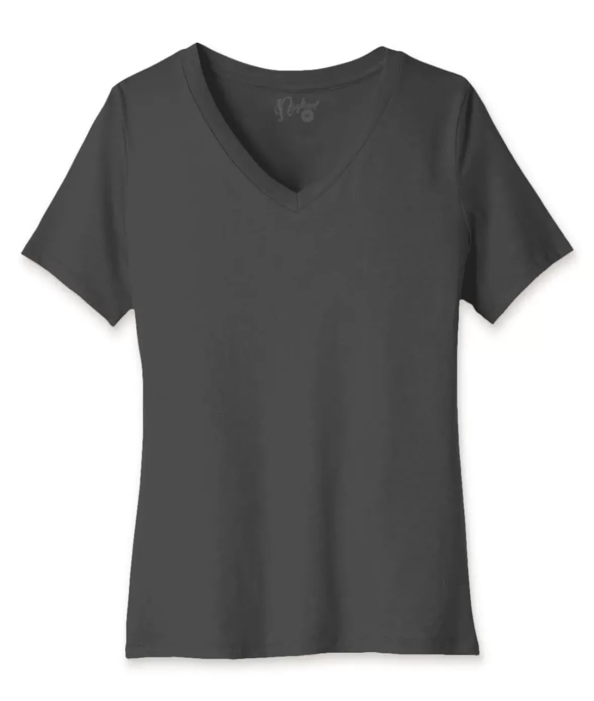 Nayked Apparel Tops>Women'S Ridiculously Soft Relaxed Fit 100% Cotton V-Neck T-Shirt