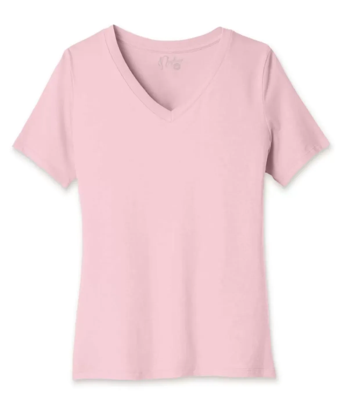 Nayked Apparel Tops>Women'S Ridiculously Soft Relaxed Fit 100% Cotton V-Neck T-Shirt