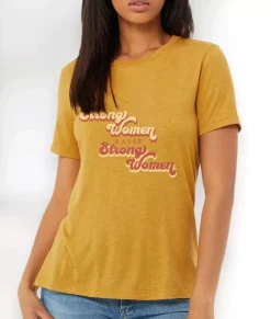 Nayked Apparel Tops>Women'S Ridiculously Soft Lightweight Graphic T-Shirt | Strong Women