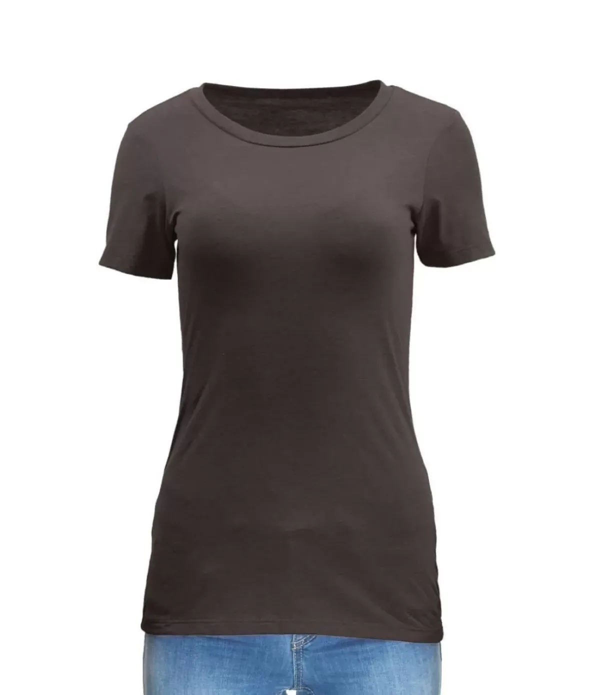 Nayked Apparel T-Shirts>Women'S Ridiculously Soft Midweight Crew Neck T-Shirt
