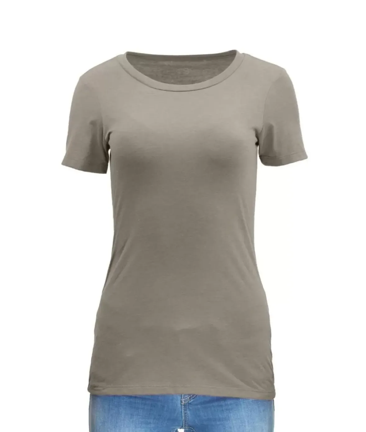 Nayked Apparel T-Shirts>Women'S Ridiculously Soft Midweight Crew Neck T-Shirt