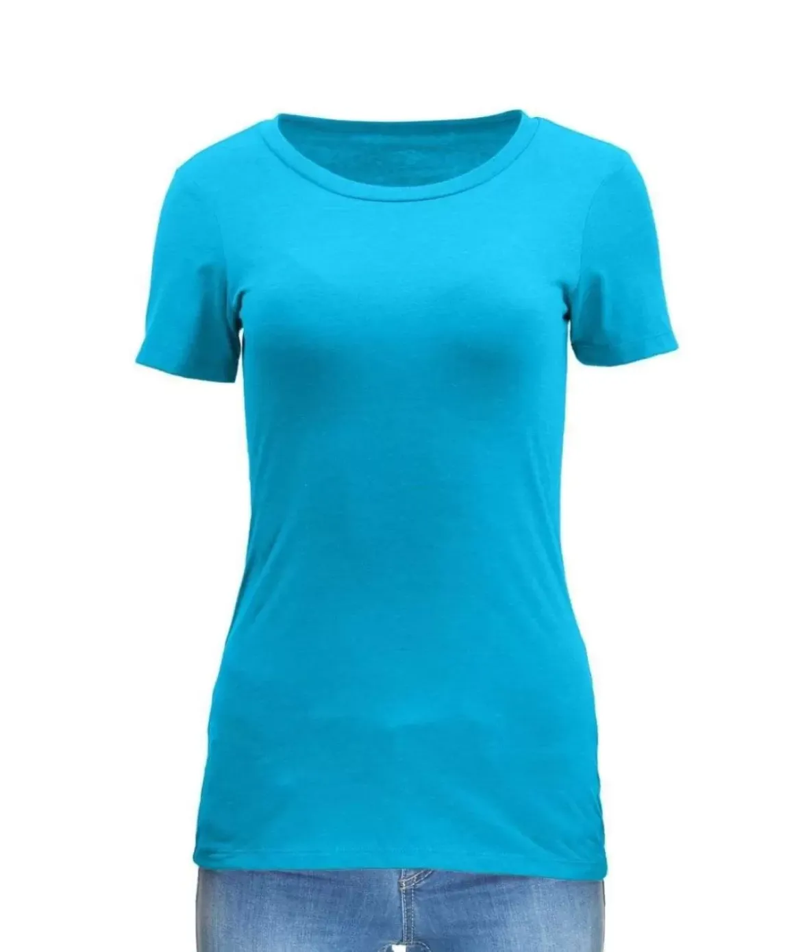 Nayked Apparel T-Shirts>Women'S Ridiculously Soft Midweight Crew Neck T-Shirt