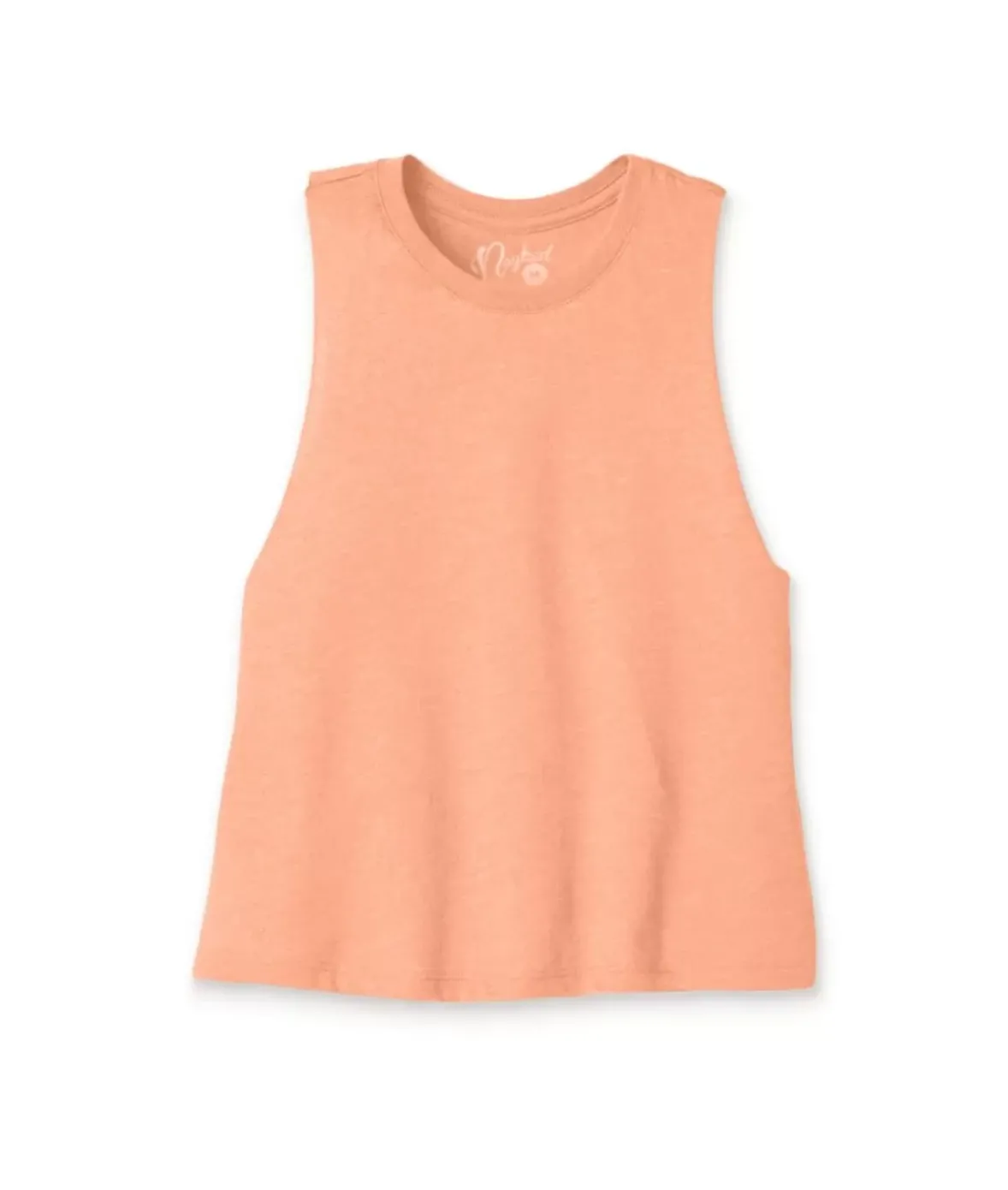 Nayked Apparel Tank Tops>Women'S Ridiculously Soft Cropped Racerback Muscle Tank
