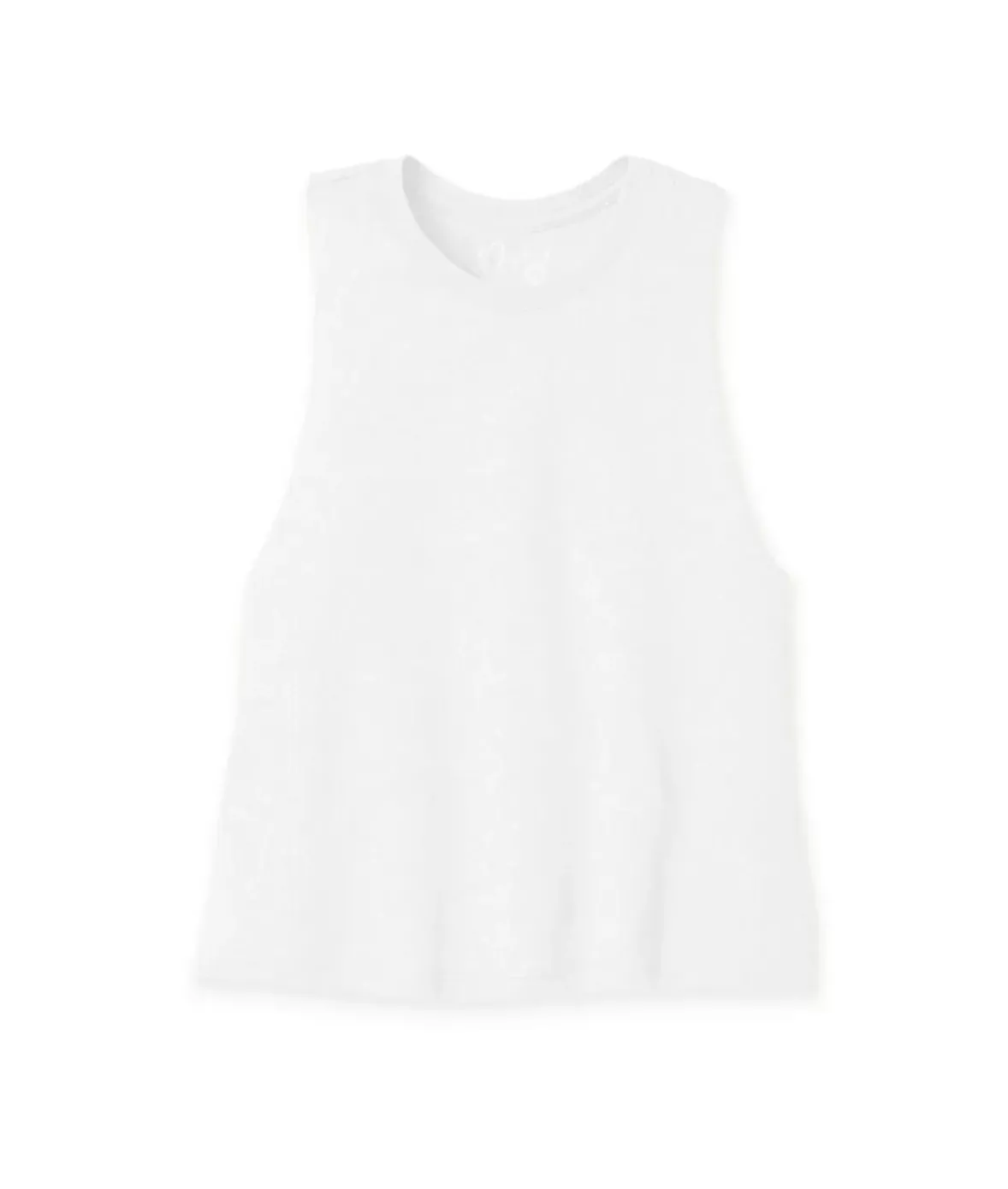 Nayked Apparel Tank Tops>Women'S Ridiculously Soft Cropped Racerback Muscle Tank