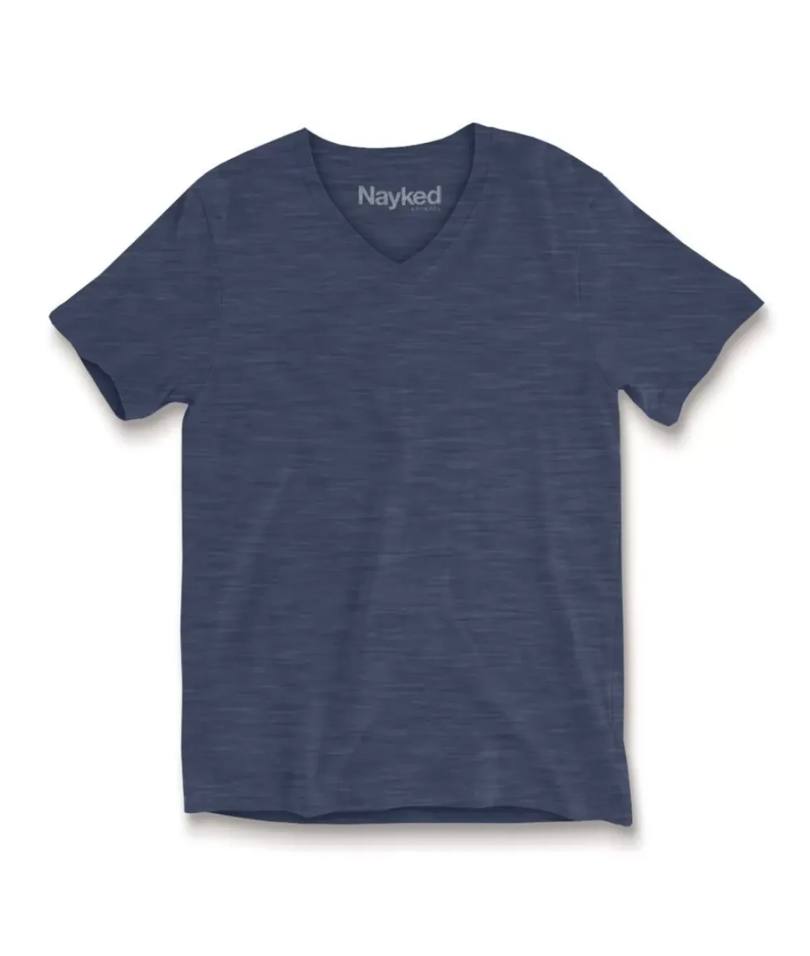 Nayked Apparel Tops>Women'S Short Sleeve Slub Jersey V-Neck T-Shirt