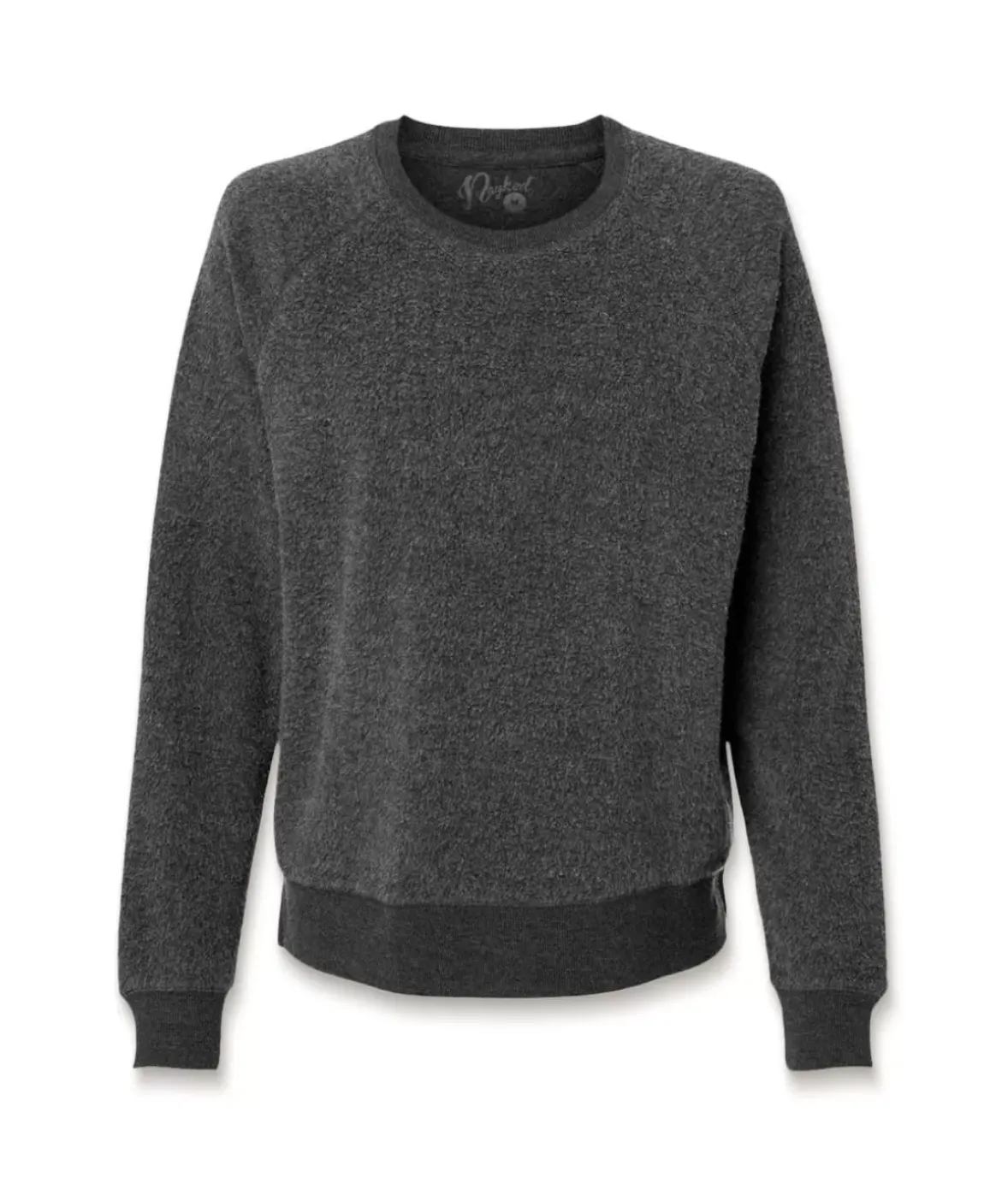 Nayked Apparel Athleisure>Women'S Snuggly Soft Reverse Fleece Sweatshirt