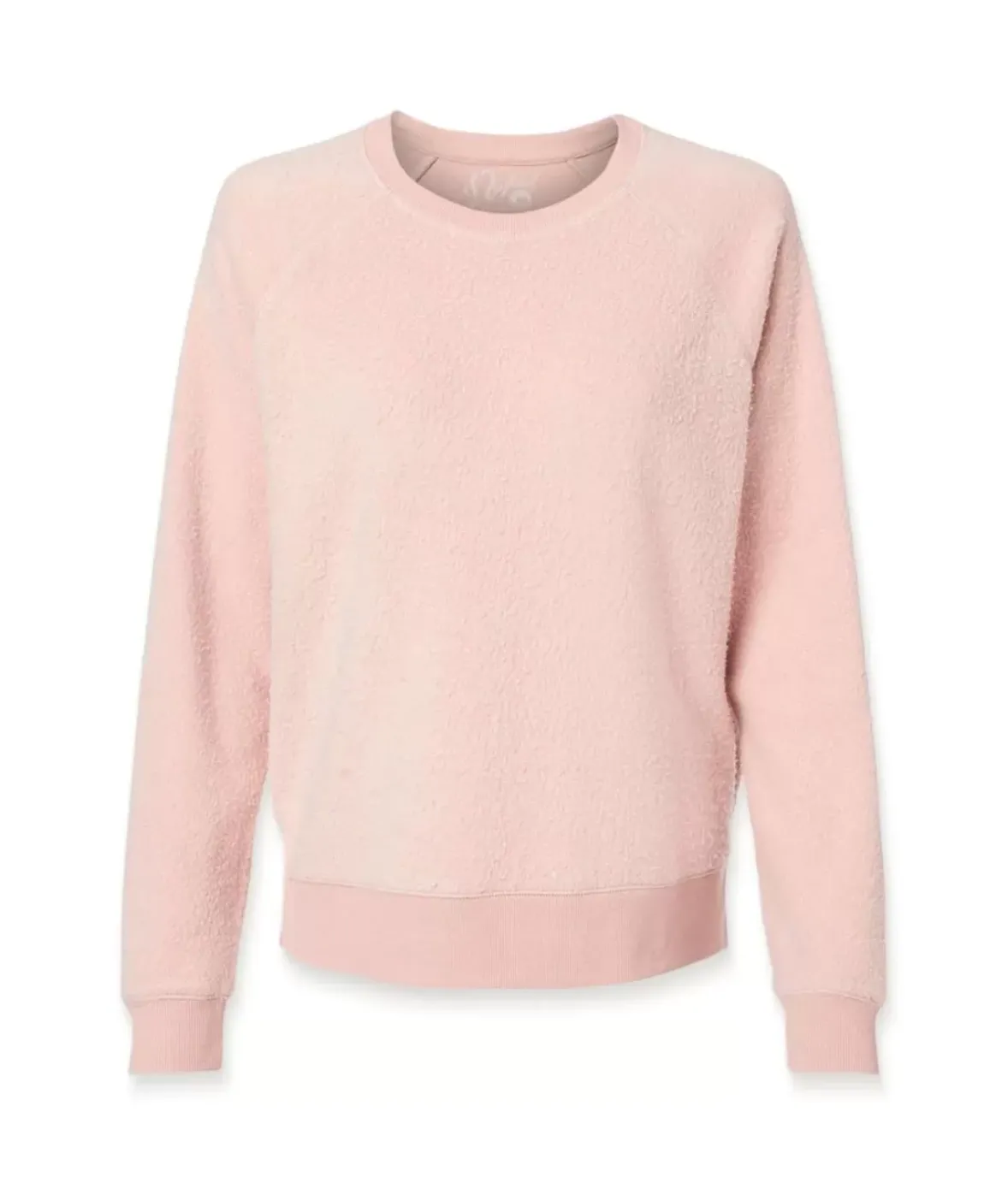 Nayked Apparel Tops>Women'S Snuggly Soft Reverse Fleece Sweatshirt