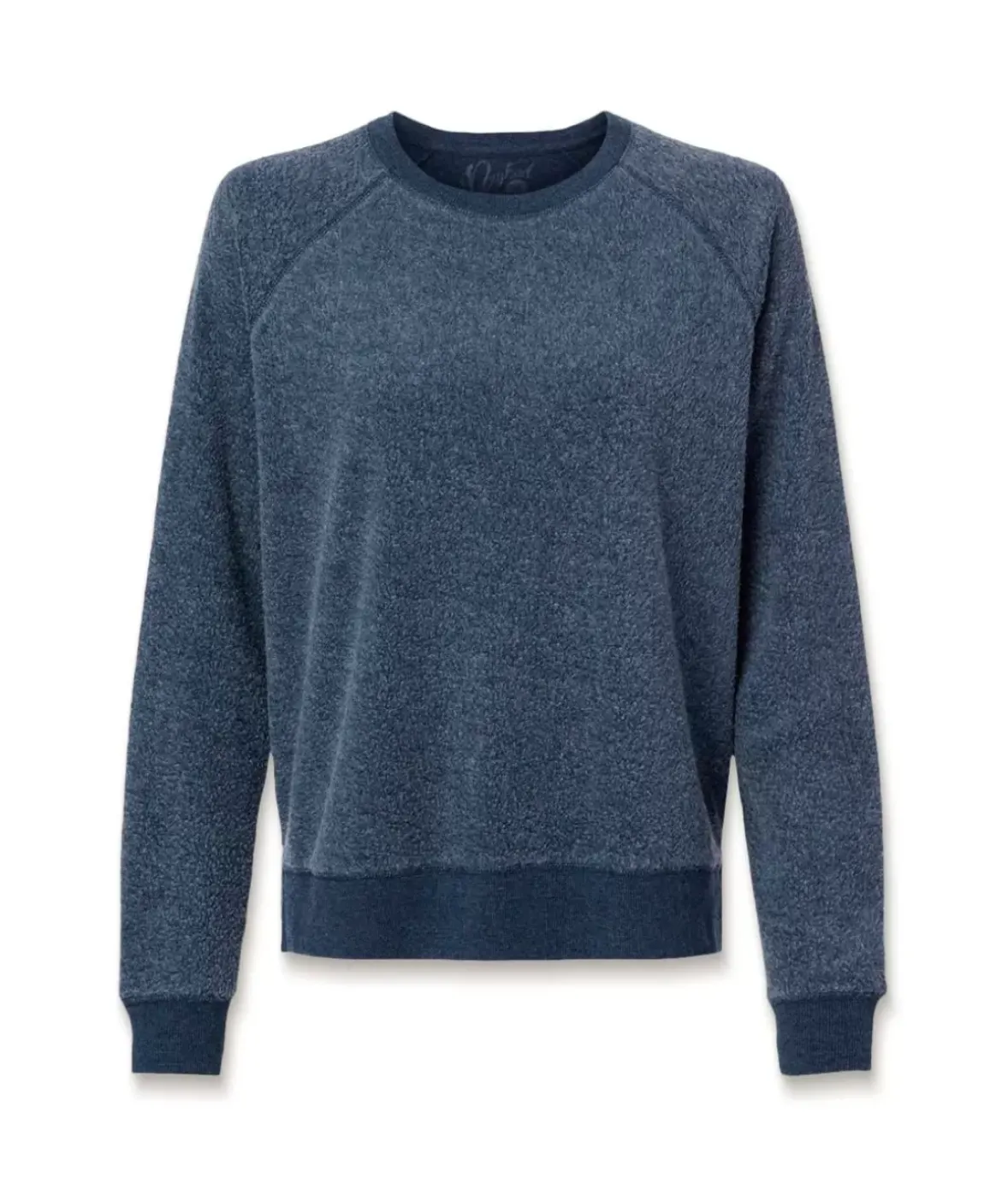 Nayked Apparel Tops>Women'S Snuggly Soft Reverse Fleece Sweatshirt