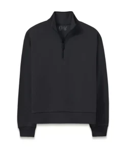 Nayked Apparel Tops>Women'S Soft Eco Friendly Quarter-Zip