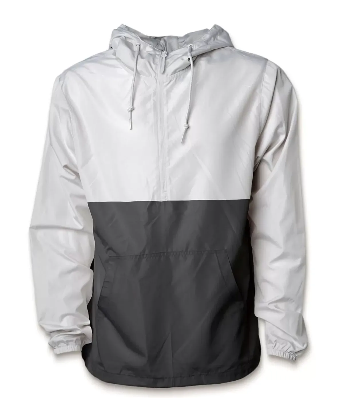 Nayked Apparel Tops>Women'S Soft Lightweight Oversized Half-Zip Pullover Windbreaker Anorak