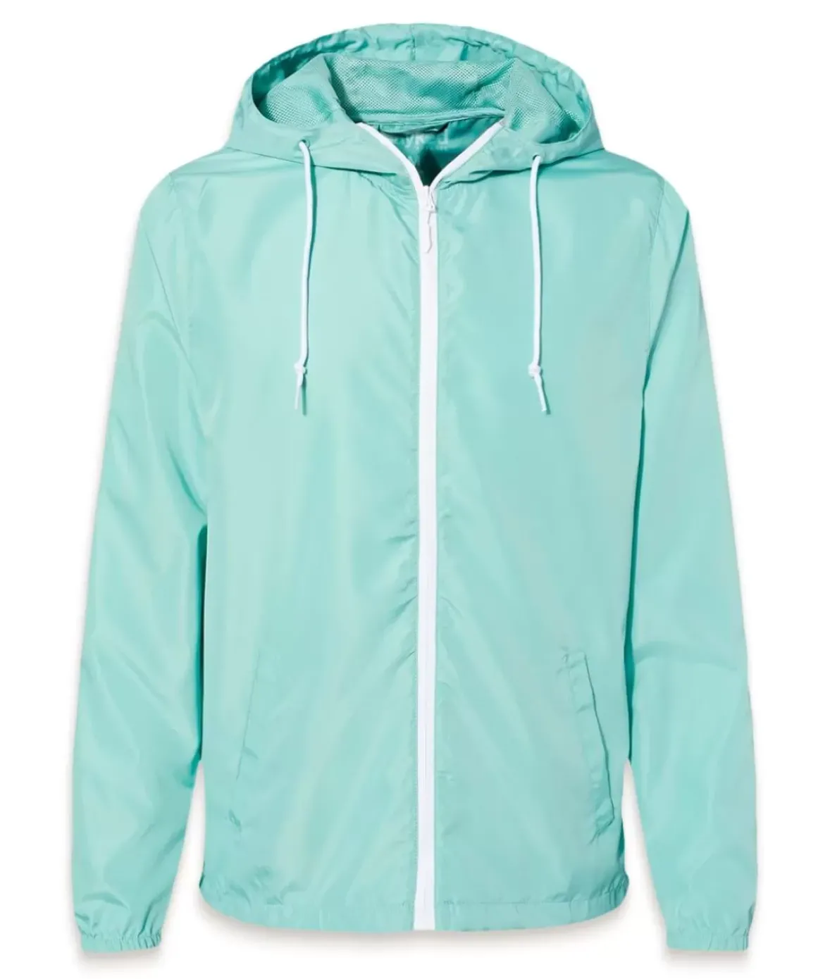 Nayked Apparel Outerwear>Women'S Soft Lightweight Oversized Full-Zip Windbreaker Jacket