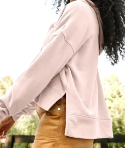 Nayked Apparel Athleisure>Women'S Soft Recycled Washed Terry Hoodie