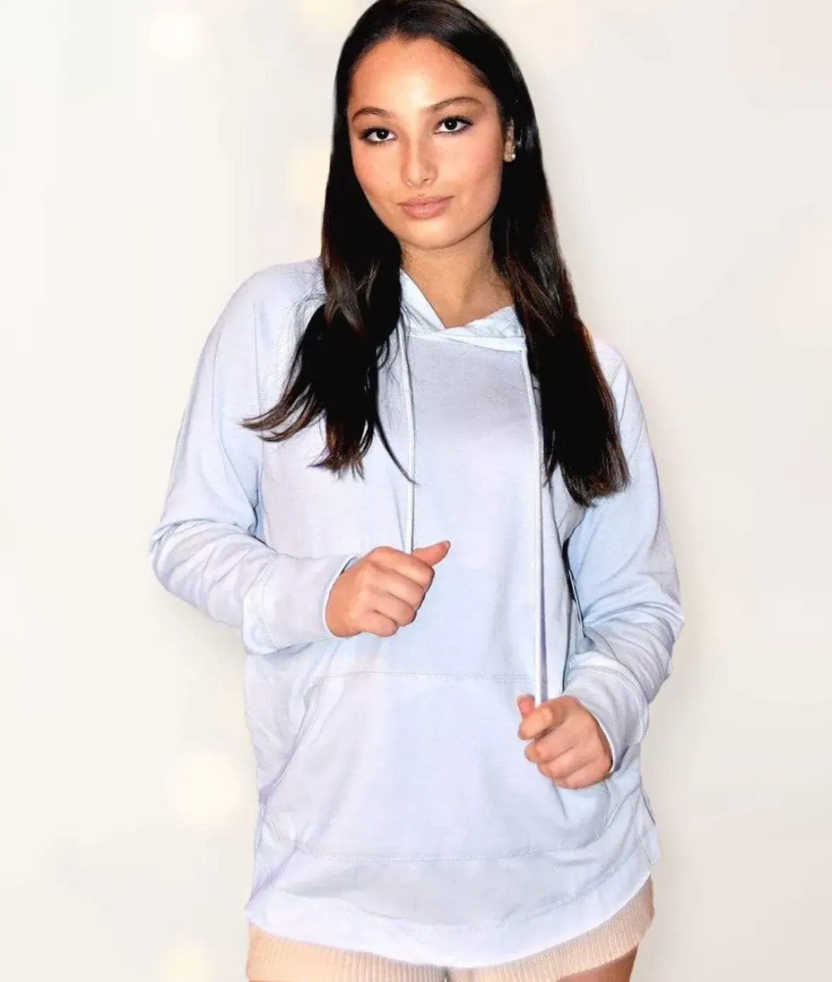 Nayked Apparel Tops>Women'S Soft Tunic Fleece Hoodie
