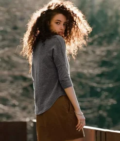 Nayked Apparel Tops>Women'S Vintage Dolman Scoop T-Shirt