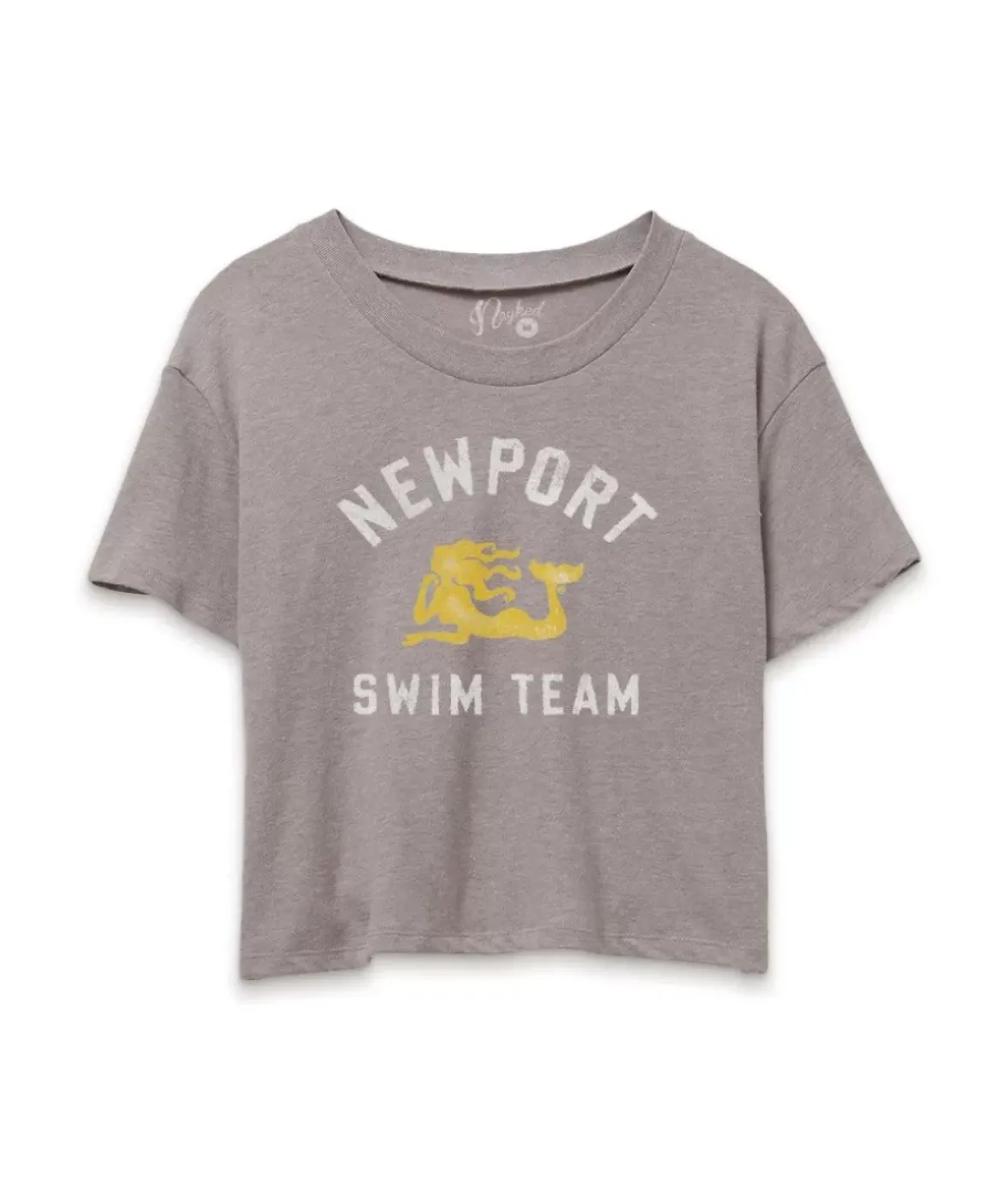 Nayked Apparel Tops>Women'S Vintage Graphic Crop T-Shirt | Newport